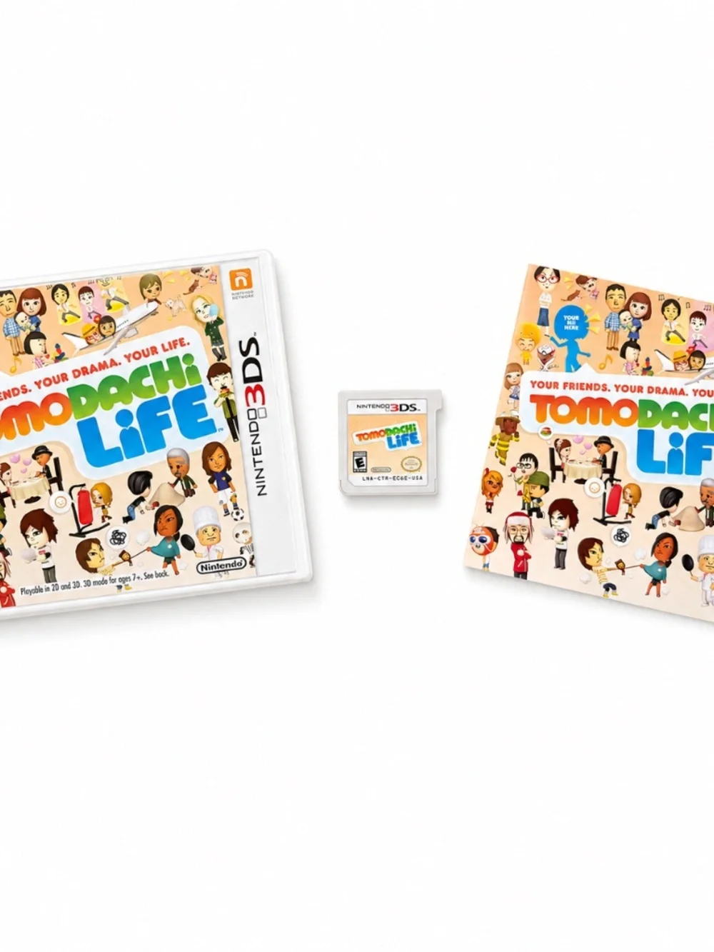 Nintendo 3DS Tomodachi Life Complete CIB w/ Case & Manual Tested
